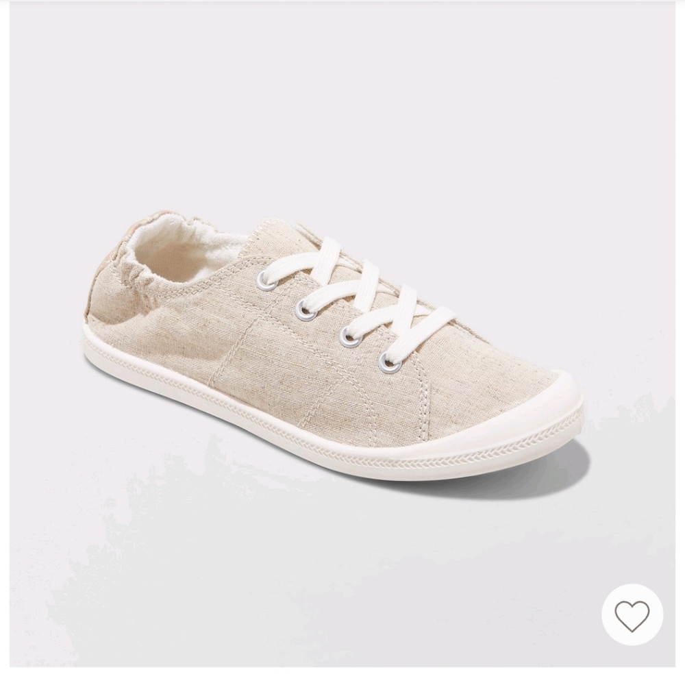 Mad Love Women's Lennie Lace Up Canvas Sneakers  - Tan